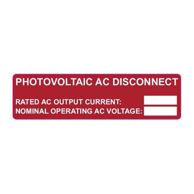 596-00882 SOLAR LABEL, PRINTABLE, 2017 COD