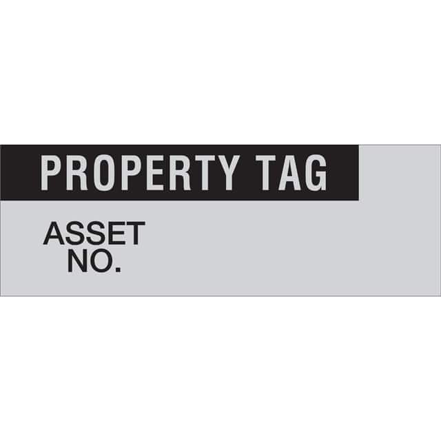WOAF-29-PK LABEL BLACK ON SILVER 1=25PCS