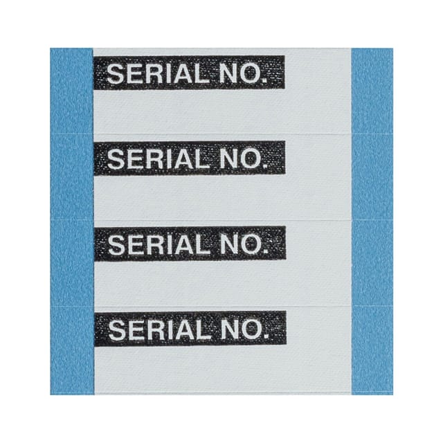 WOAF-34-PK LABEL BLACK ON WHITE 1=25PCS