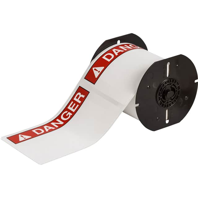 B30-25-595-ANSIDA LABEL 4" HX6"W RED  WHT 1=175PCS