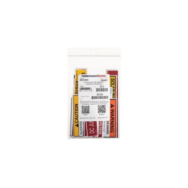 596-03945 SOLAR LABEL VALUE PACK, NEC 2020