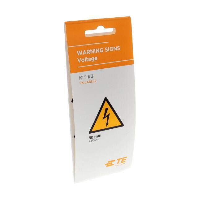 2404000-1 WARNING50-LABEL-BK-150 1=150PCS