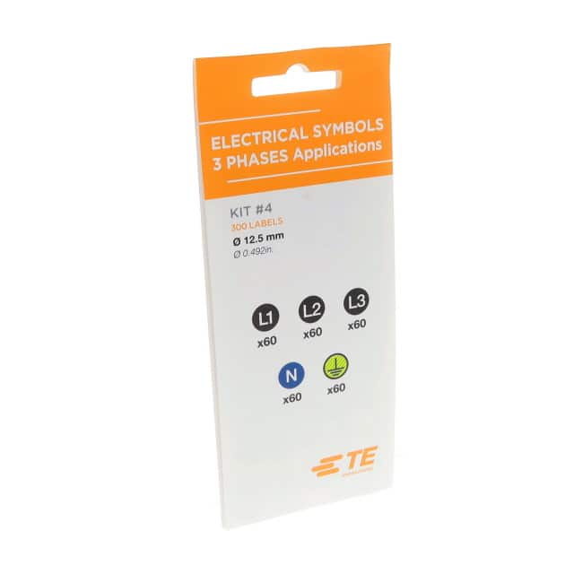 2404100-1 3PHASES-LABEL-BK-300 1=300PCS