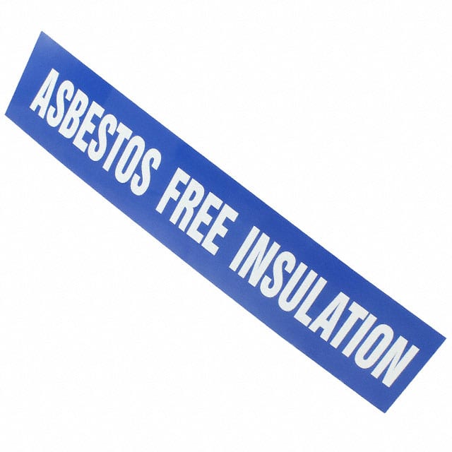 PPMA1047D LABEL 12"X2.5" BLUE/WHITE