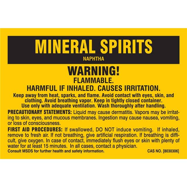 7287QLS B-302 3.5X5 25/PK MINERAL SPIRIT