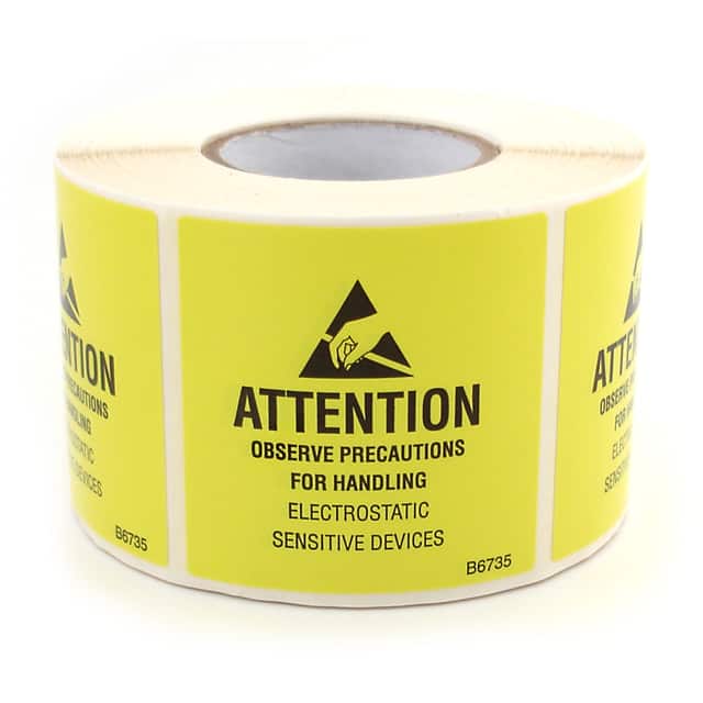 B6736 SELF ADHESIVE ESD AWARENESS JEDC
