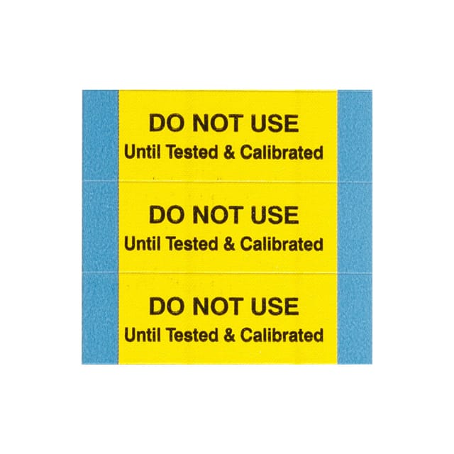 WO-51-PK LABEL BLACK ON YELLOW 1=25PCS