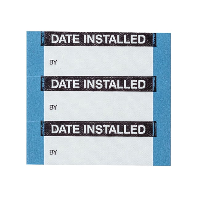 WO-17-PK LABEL BLACK ON WHITE 1=25PCS