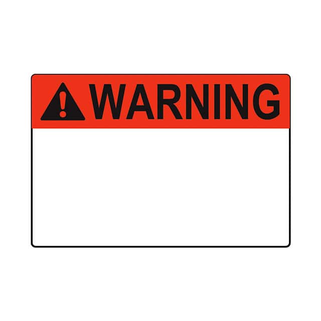 C200X400A51 LABEL ELECTRL WARN 4"X2" OR/BLCK
