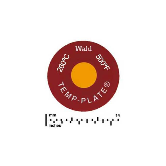 414-500F-260C ROUND SINGLE POSITION TEMP-PLATE