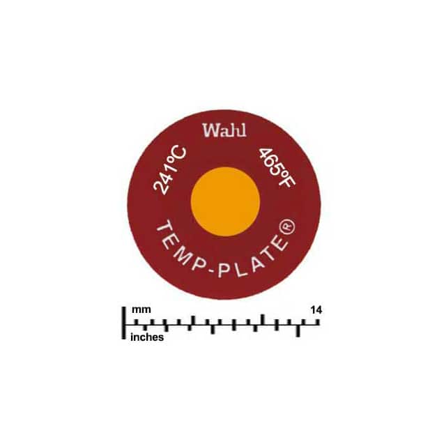 414-465F-241C ROUND SINGLE POSITION TEMP-PLATE