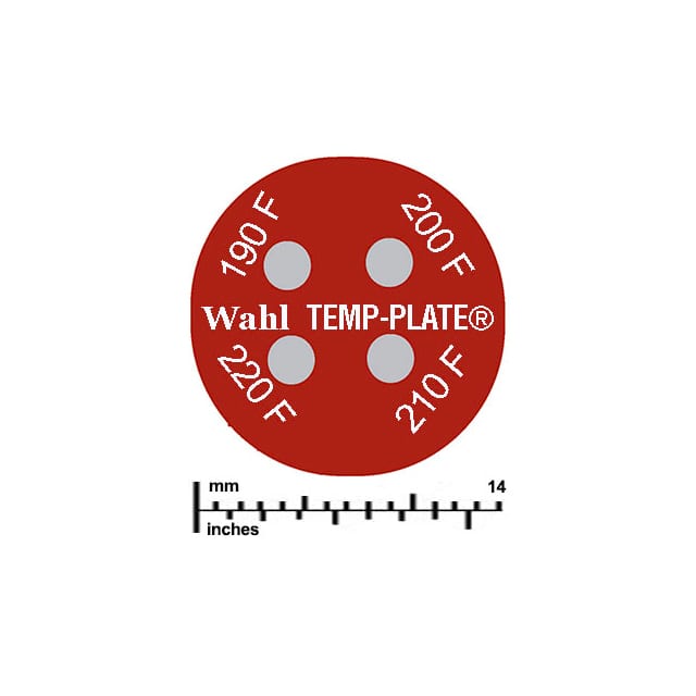 444-190F ROUND MINI 4-POSITION TEMP-PLATE