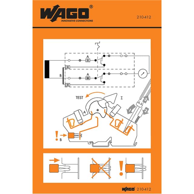 210-412 STICKERS FOR OPERATING INSTRUCTI