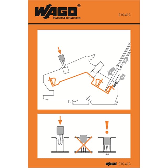 210-413 STICKERS FOR OPERATING INSTRUCTI