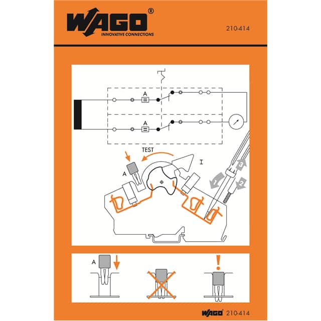 210-414 STICKERS FOR OPERATING INSTRUCTI