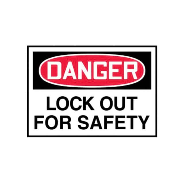 PLVS0305D3297 LABEL ELECTL WRN 5"X3.5" RD/BK/W