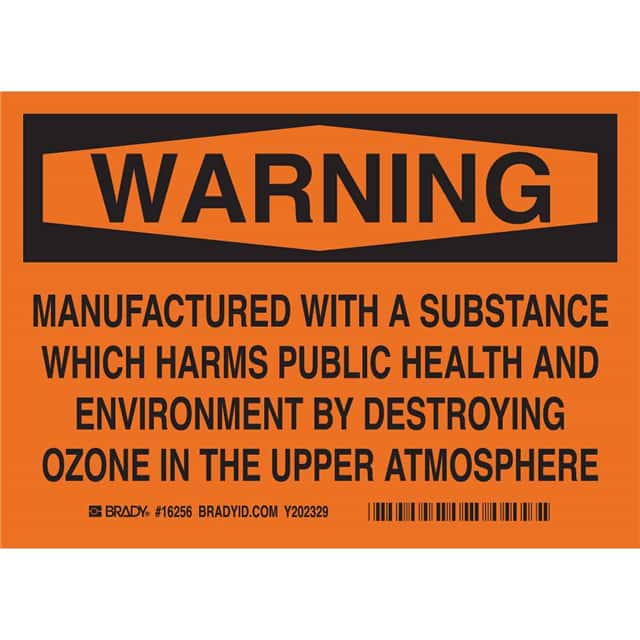 26904 B946 SAFETY SIGNS BLK/ORG
