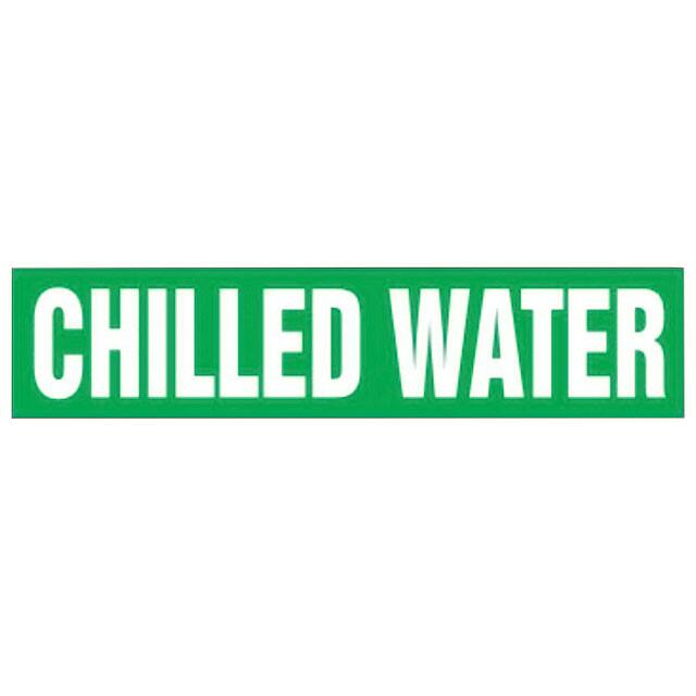 PPMA1099H SS PIPE MRKR, CHILLED WATER, GN,