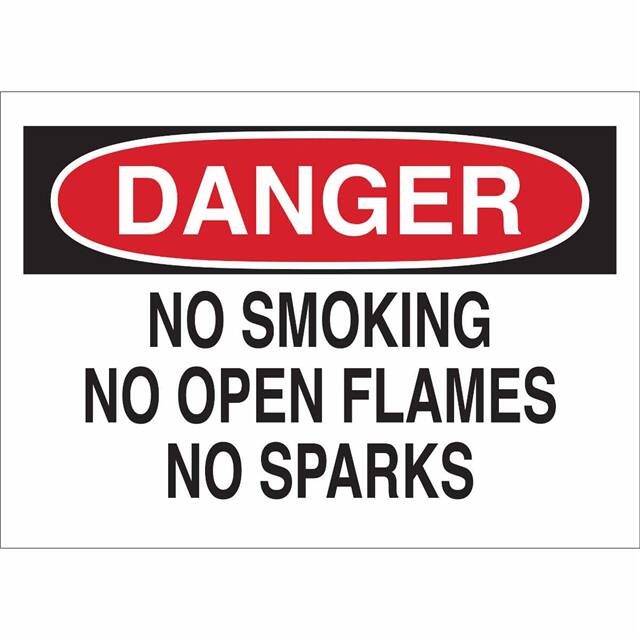 87796 B302-3.5X5-WK-O-DAN-NO SMOKING N