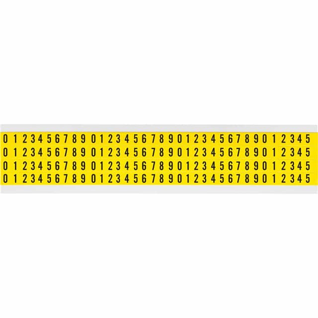 34010 B498 N&L BLK/YEL 3400-0-9 CONSEC