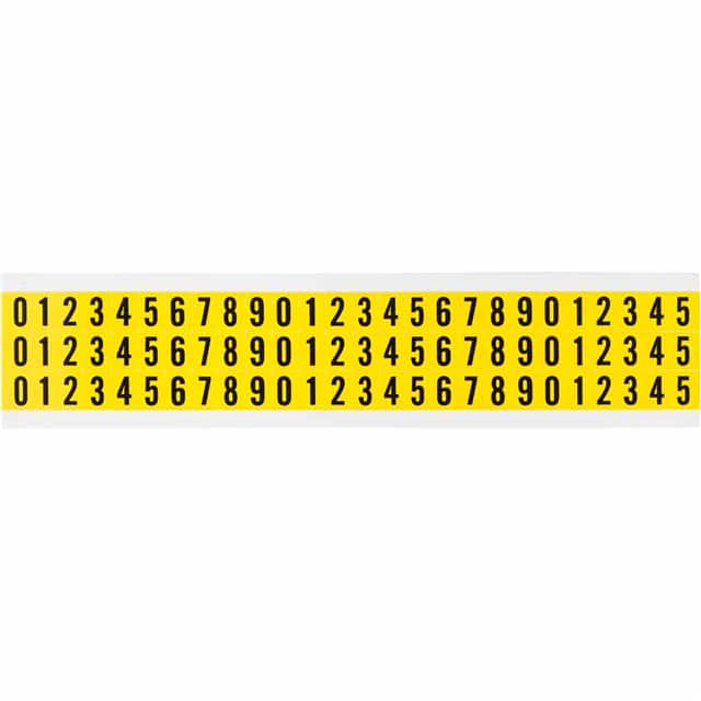 34110 B498 N&L BLK/YEL 3410-0-9 CONSEC