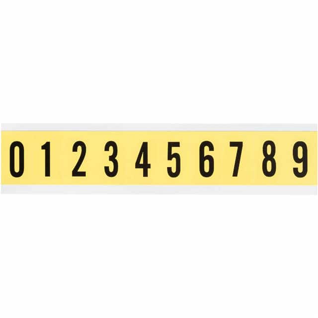 34310 B498 N&L BLK/YEL 3430-0-9 CONSEC