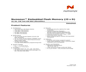 RC28F640J3F75A The RC28F640J3F75A from Micron Technology is a 64Mbit Flash NOR memory. It operates with a supply voltage range of 2.7V to 3.6V and features a parallel interface.