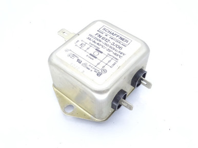 fn612306 The Schaffner FN 612-3/06 is an EMI filter designed for effective electromagnetic interference suppression. It features RoHS3 compliance and an MSL 1 rating.