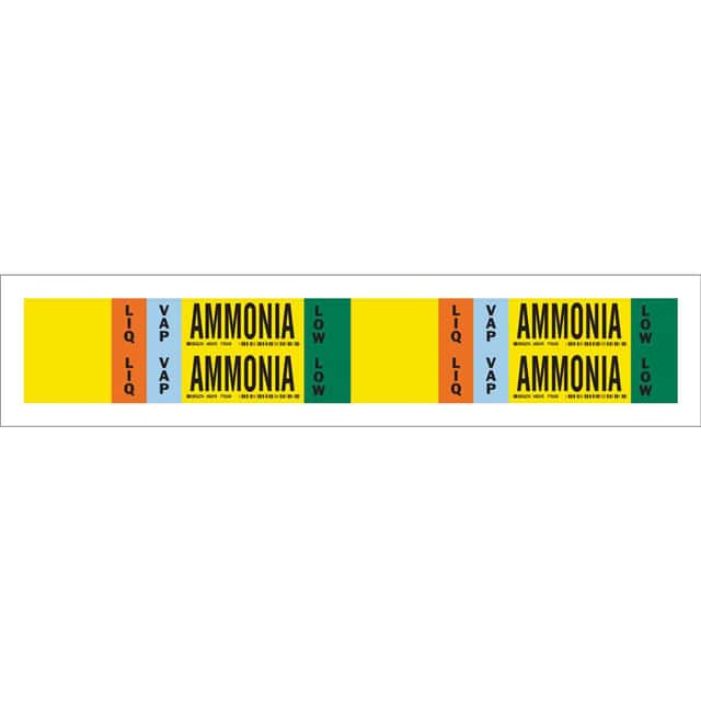 90476 AMMONIA (IIAR) PIPE MARKERS