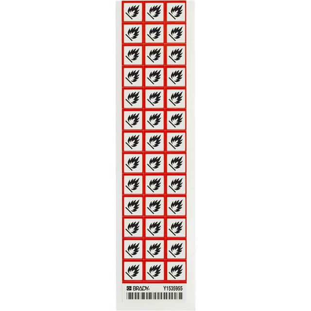 118875 GHS FLAMMABLE B235 39/CARD 5/8"