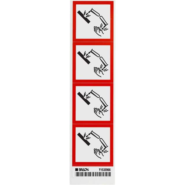 118895 GHS CORROSIVE B235 4/CARD 2"