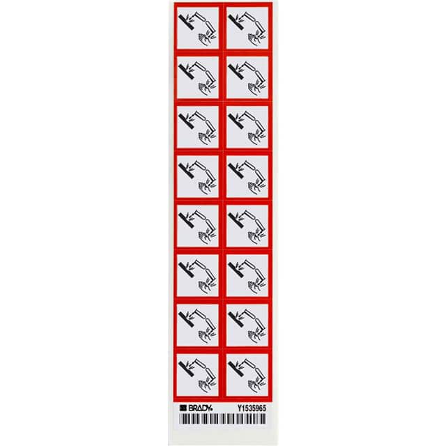 118894 GHS CORROSIVE B235 16/CARD 1"
