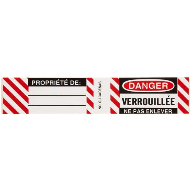 50283 B826/B674 LOCKOUT LABELS 6 SETS