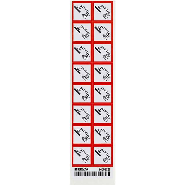 118840 GHS CORROSIVE B7569 16/CARD 1"