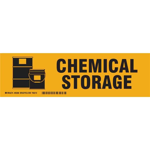 60288 B302,BLK/YEL,3.5X12,CHEMICAL STO