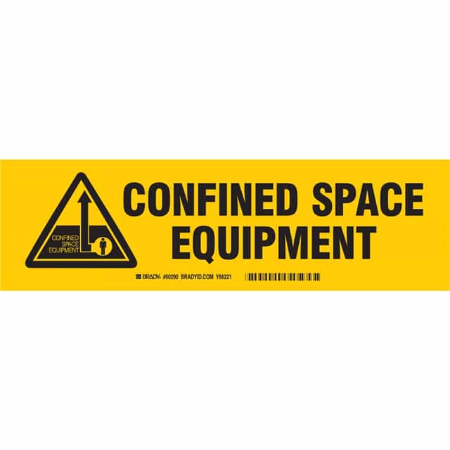 60290 B302,BLK/YEL,3.5X12,CONFINED SPA
