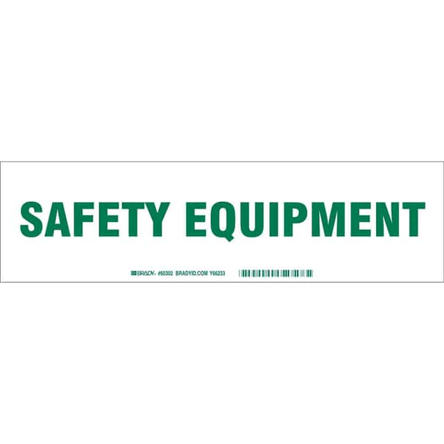 60302 B302,GRN/WHT,3.5 X 12,SAFETY EQU