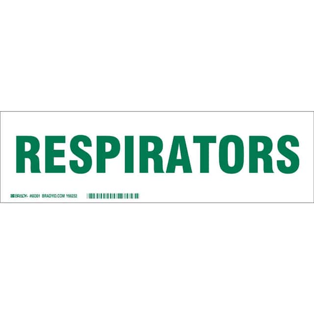 60301 B302,GRN/WHT,3.5X12,RESPIRATORS