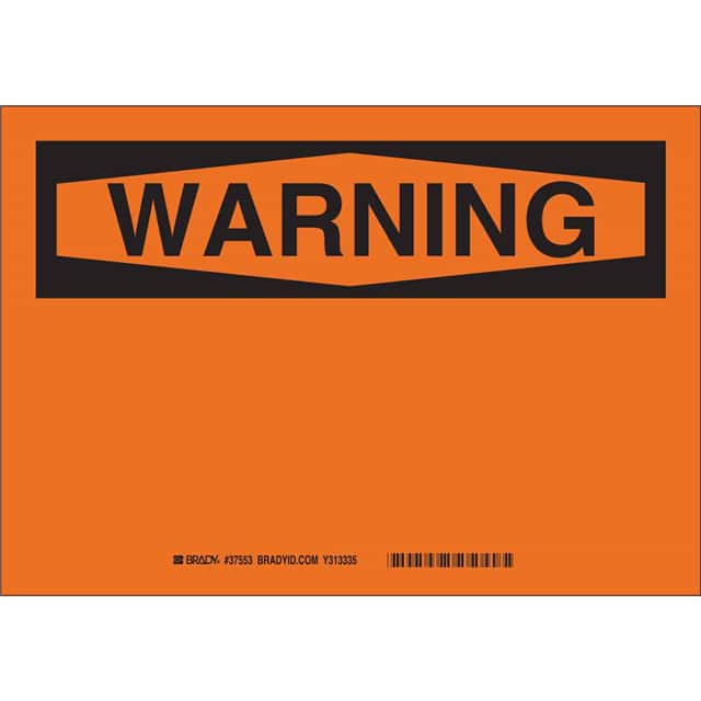37572 B302 SIGN BLK/ORG