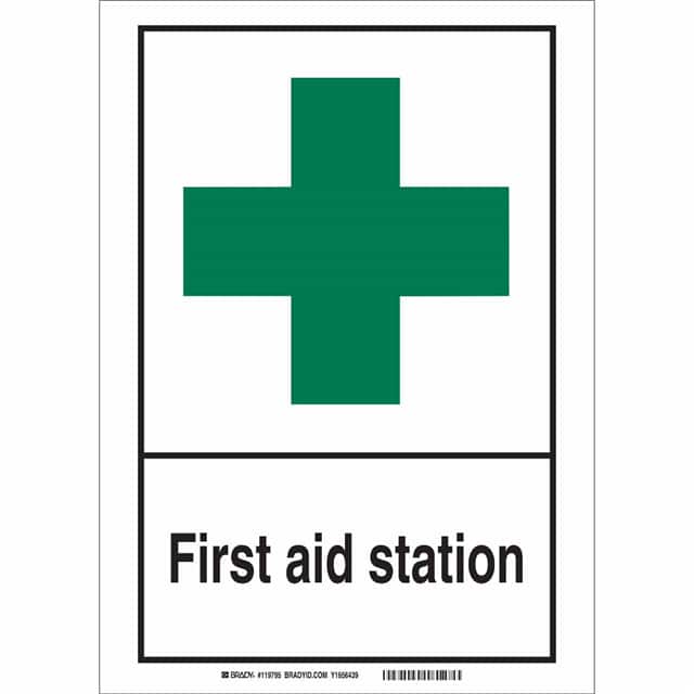 120700 B-347 FIRE SAFETY SGN 10X7 GRN,B