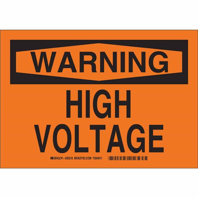 20220 B450 SAFETY SIGNS BLK/ORG
