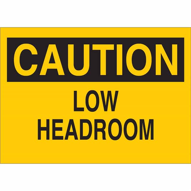 85857 B302-10X14-YK-O-CAU-LOW HEADROOM