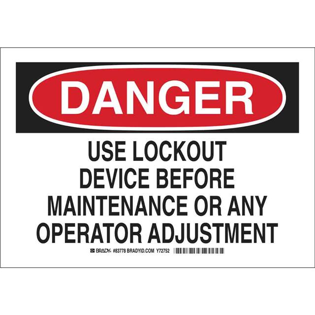 83778 B302-7X10-WK-O-DAN-USE LOCKOUT D