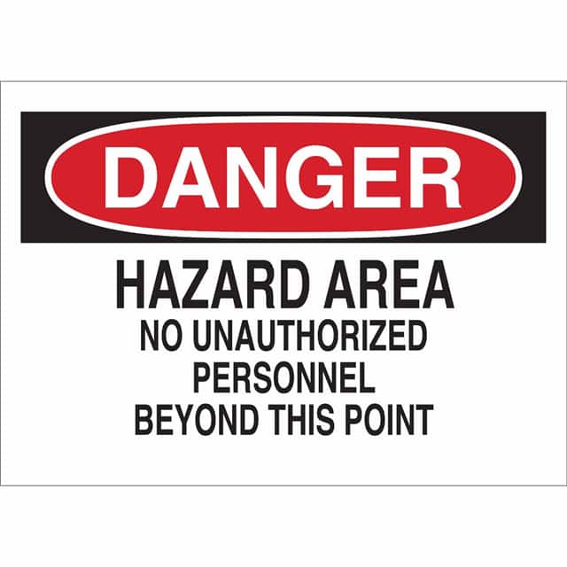 84075 B302-10X14-WK-O-DAN-HAZARD AREA