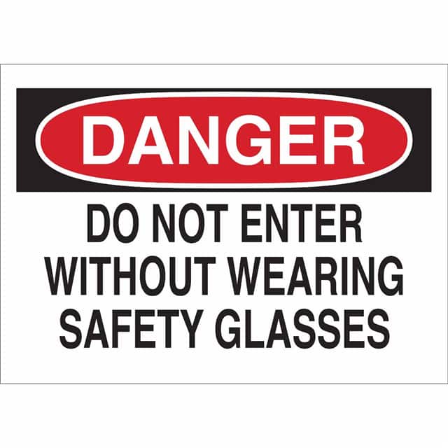 85003 B302-7X10-WK-O-DAN-DO NOT ENTER