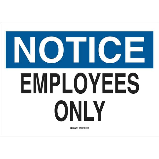 84132 ADMITTANCE SIGN