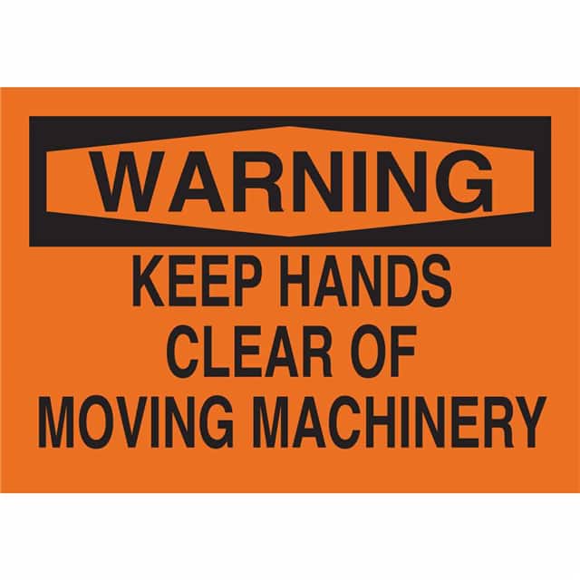 88254 MACHINE & OPERATIONAL SIGN