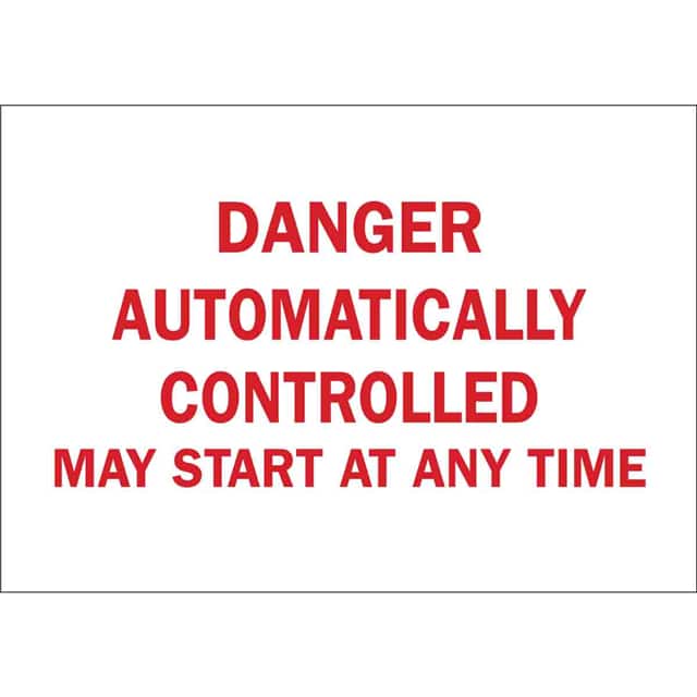 88281 B302-7X10-WR-T-DANGER AUTOMATICA