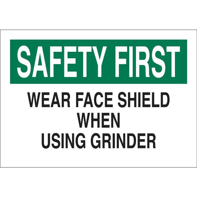 85054 B302-10X14-WK-O-SAF-WEAR FACE SH