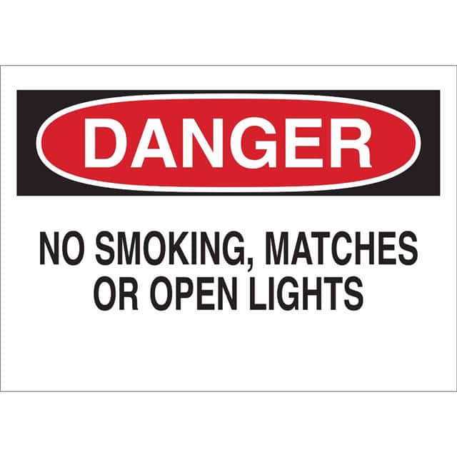 88377 B302-10X14-WK-O-DAN-NO SMOKING,